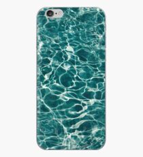 Light Blue Underwater Wavy Rippling Water Cloudy Flaming Smoke Smokey Water iPhone Case