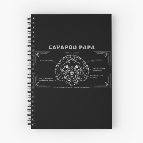 Item preview, Cavapoo Papa - Platinum Edition - Technical Diagram designed and sold by CREATIVE HERITAGE.