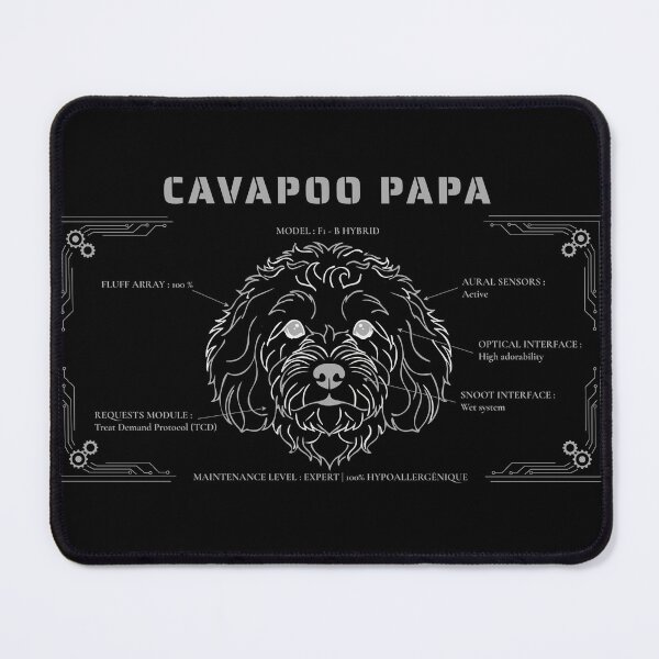 Item preview, Cavapoo Papa - Platinum Edition - Technical Diagram designed and sold by CREATIVE HERITAGE.