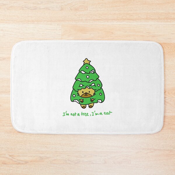 Item preview, I’m Not a Tree I’m a Cat Christmas Funny Cat Xmas designed and sold by TomatiLove.
