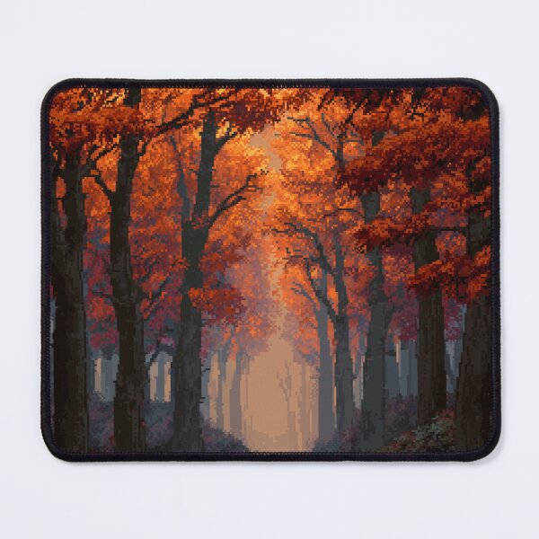 Item preview, Pixel Autumn Forest Path designed and sold by Rtymer.