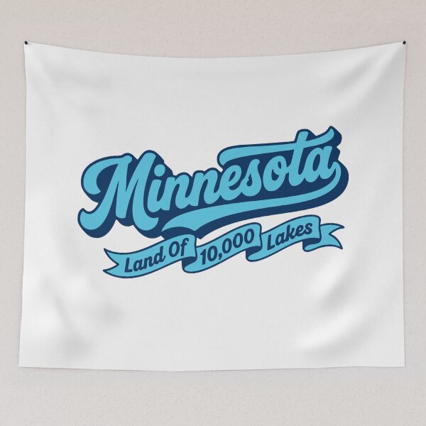 Item preview, Retro Minnesota Land of 10,000 Lakes Vintage designed and sold by Cozy-Old-Pub.