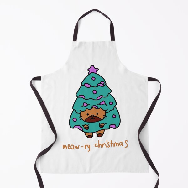 Item preview, Meowy Christmas Cute Cat Tree Funny Xmas Cat designed and sold by TomatiLove.