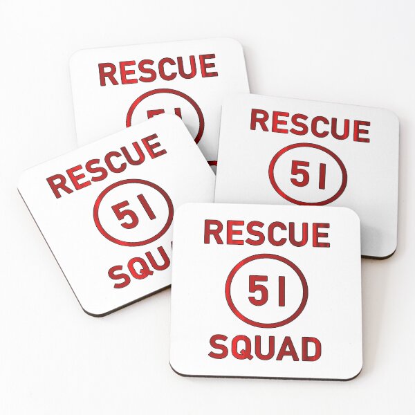 Item preview, Rescue Squad 51 Red Metallic designed and sold by Normbot2000.