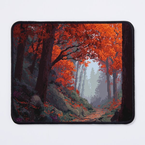 Item preview, Pixel Autumn Forest Path designed and sold by Rtymer.