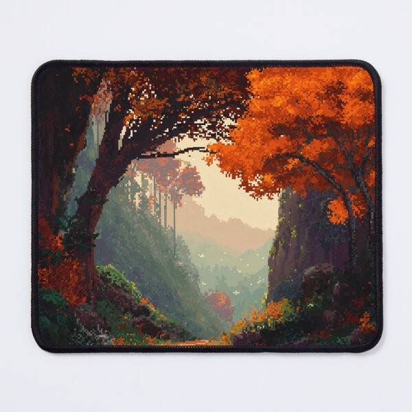 Item preview, Pixel Autumn Forest Path designed and sold by Rtymer.