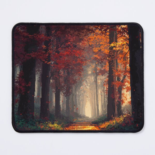 Item preview, Pixel Autumn Forest Path designed and sold by Rtymer.
