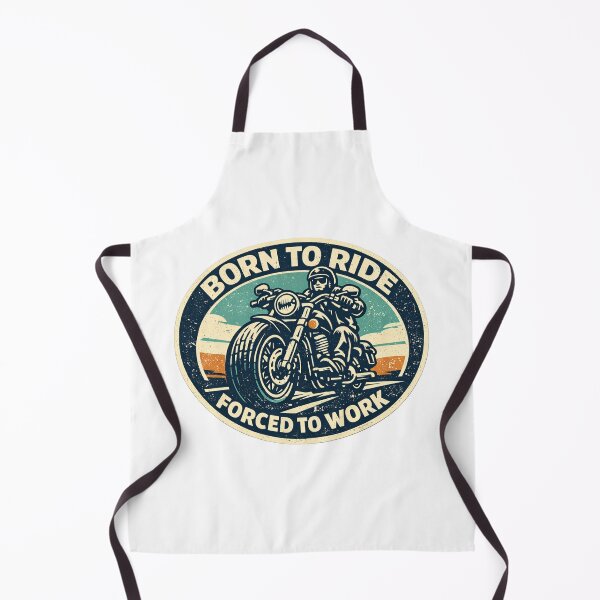 Item preview, Born to Ride Forced to Work Sticker | Cruiser Motorcycle Design | Vintage Biker Tee | Retro Motorcycle Graphic designed and sold by Fierce Wave Supply Co..