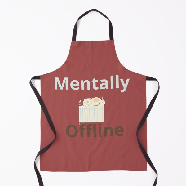 Artikelvorschau, Mental offline Katze - Lustiges Meme-Design für introvertierte Katzen entworfen und verkauft von khaoulaassila.