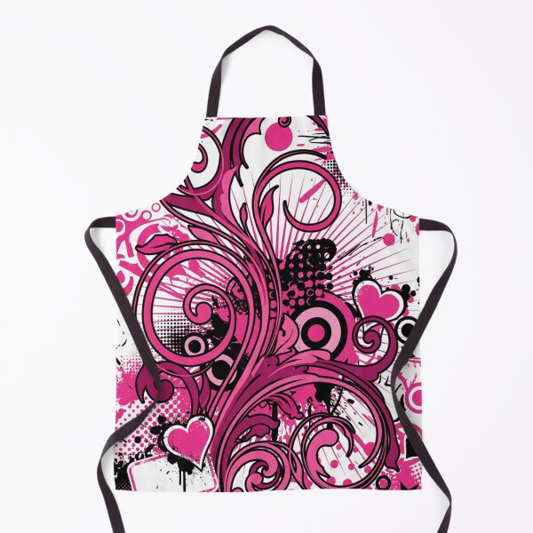Item preview, Hot Pink Emo Hearts Grunge Swirl Y2K Aesthetic Art designed and sold by meliodaria.
