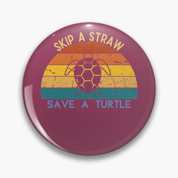 Item preview, Skip a Straw, Save a Turtle designed and sold by LuveraxArt.