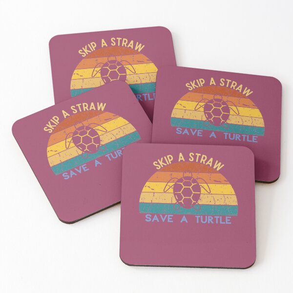 Item preview, Skip a Straw, Save a Turtle designed and sold by LuveraxArt.