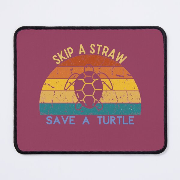 Item preview, Skip a Straw, Save a Turtle designed and sold by LuveraxArt.