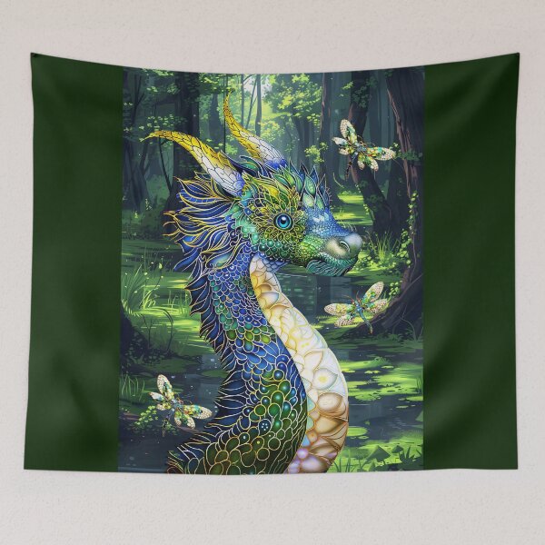 Item preview, DRAGON AND DRAGONFLIES designed and sold by Tammera.