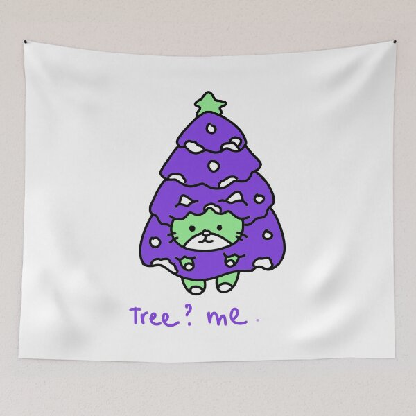 Item preview, Tree? Me Cute Cat Christmas Tree Funny Xmas Cat designed and sold by TomatiLove.