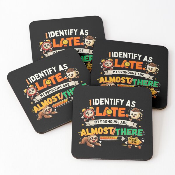 Item preview, Always Late Club – “Almost/There” Funny Graphic designed and sold by Pandemonium Art & Design.