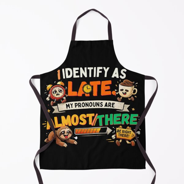 Item preview, Always Late Club – “Almost/There” Funny Graphic designed and sold by Pandemonium Art & Design.