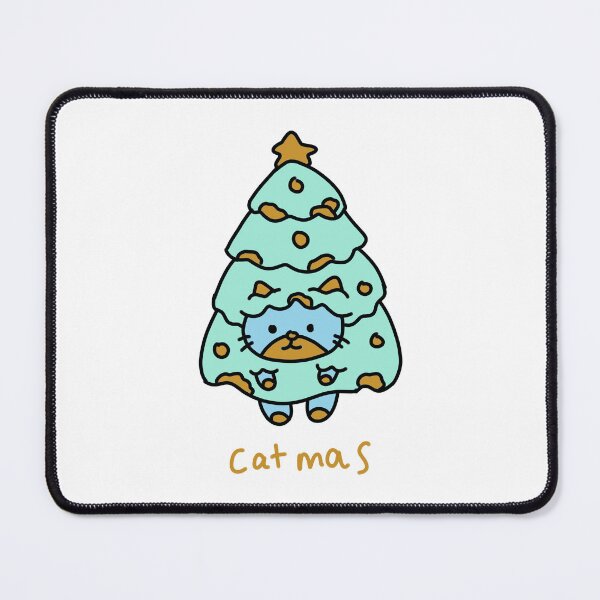 Item preview, Catmas Cute Cat Christmas Tree Funny Xmas Cat designed and sold by TomatiLove.