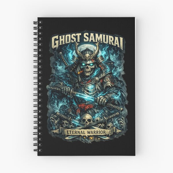 Item preview, Ghost Samurai - Eternal Warrior | Dark Japanese Skeleton Art designed and sold by CosmicSplendor.