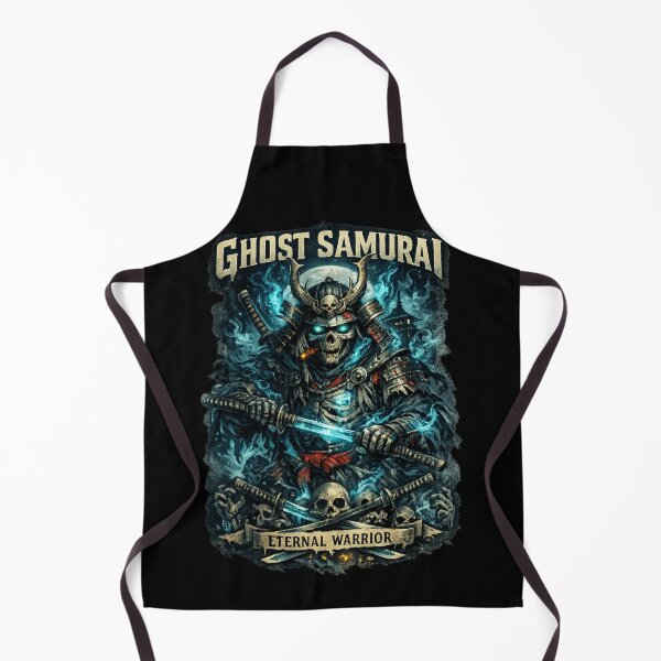 Item preview, Ghost Samurai - Eternal Warrior | Dark Japanese Skeleton Art designed and sold by CosmicSplendor.