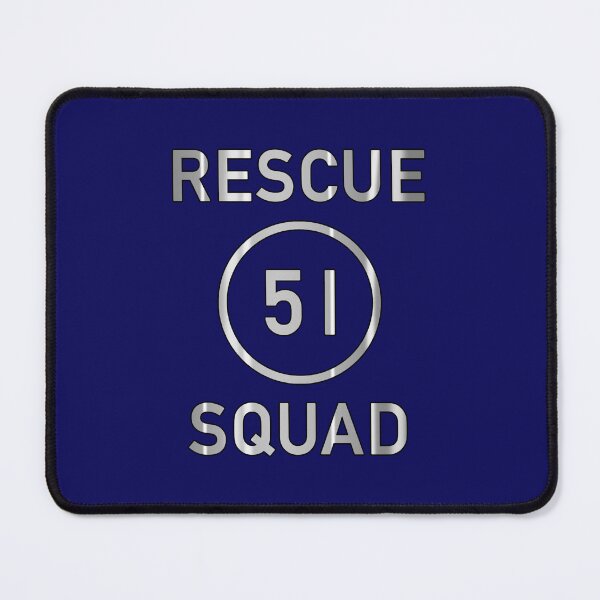 Item preview, Rescue Squad 51 Silver Metallic designed and sold by Normbot2000.