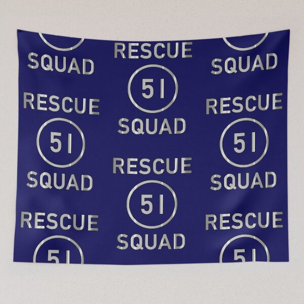 Item preview, Rescue Squad 51 Silver Metallic designed and sold by Normbot2000.