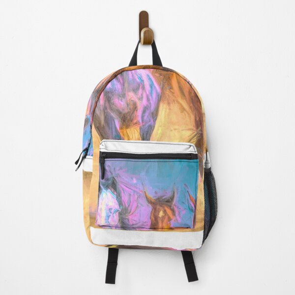 Item preview, Arabian Horses Herd - Vibrant Artistic Digital Painting designed and sold by NadalArtStudio.