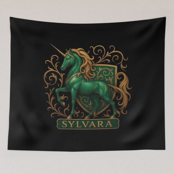 Item preview, Sylvara The Unicorn – Mythical Unicorn, Fantasy Horse, Magical Creature, Rainbow Unicorn, Fairy Tale Legend designed and sold by Typologystudios.