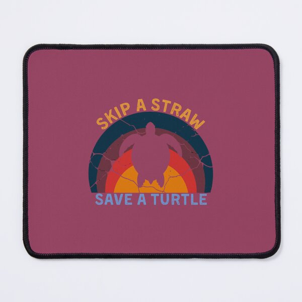 Item preview, Skip a Straw, Save a Turtle designed and sold by LuveraxArt.