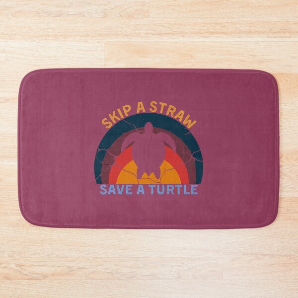 Item preview, Skip a Straw, Save a Turtle designed and sold by LuveraxArt.