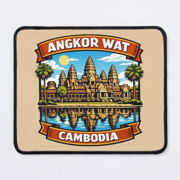 Item preview, Angkor Wat, Cambodia Temple designed and sold by Myra365Art.