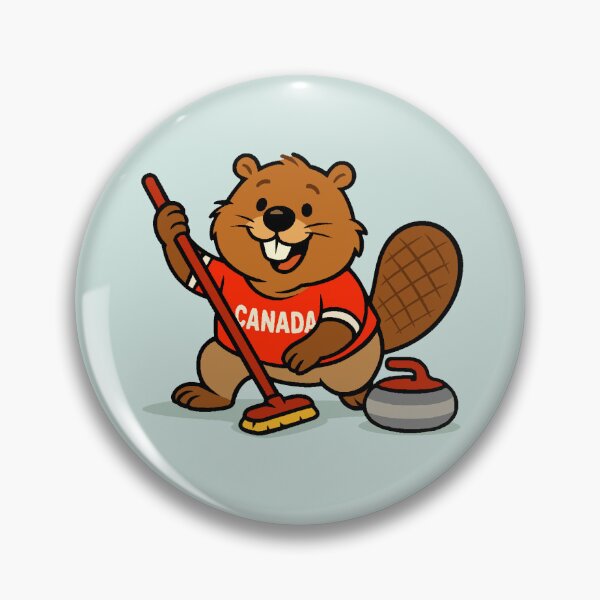 Item preview, Curling Beaver | Team Canada designed and sold by Em-Arn.