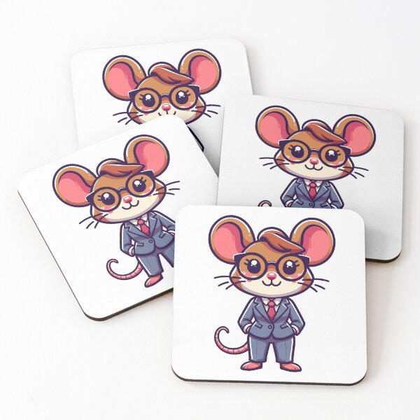 Item preview, Funny Mouse Businesswoman Gift Cute Office Design designed and sold by CyfroweMysli.