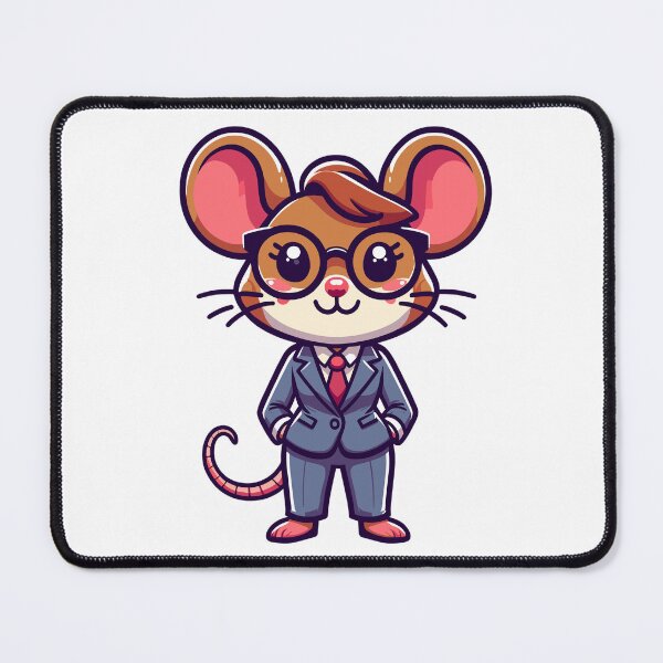 Item preview, Funny Mouse Businesswoman Gift Cute Office Design designed and sold by CyfroweMysli.