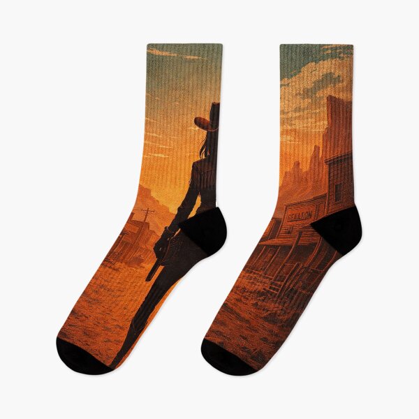 Item preview, Sunset Gunslinger designed and sold by Pixel Junkies Studio.