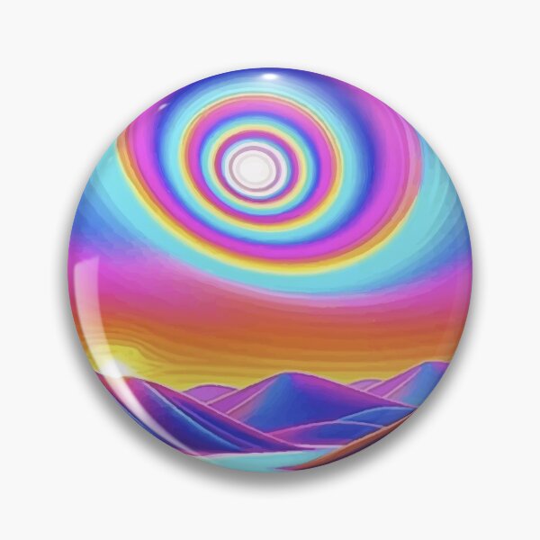 Item preview, Psychedelic River Sunset Surreal Landscape Art designed and sold by Far Out Goods.