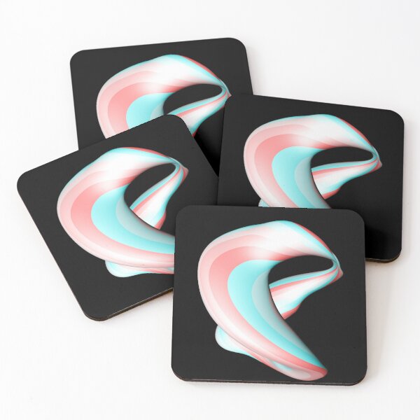 Item preview, Abstract Candy Twist 3D Ribbon Art designed and sold by LekkieStudioArt.
