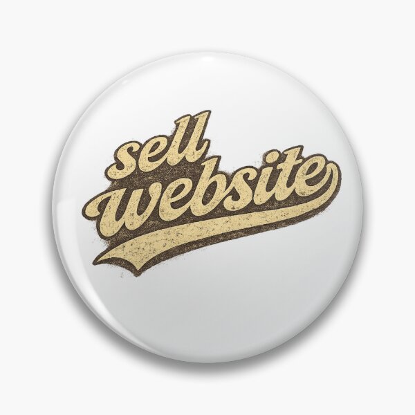 Item preview, Sell Website Vintage Script – Retro Distressed Typography Tee, Old School Business Humor Design designed and sold by piotr_chojnacki_art.