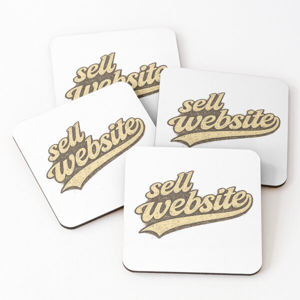 Item preview, Sell Website Vintage Script – Retro Distressed Typography Tee, Old School Business Humor Design designed and sold by piotr_chojnacki_art.