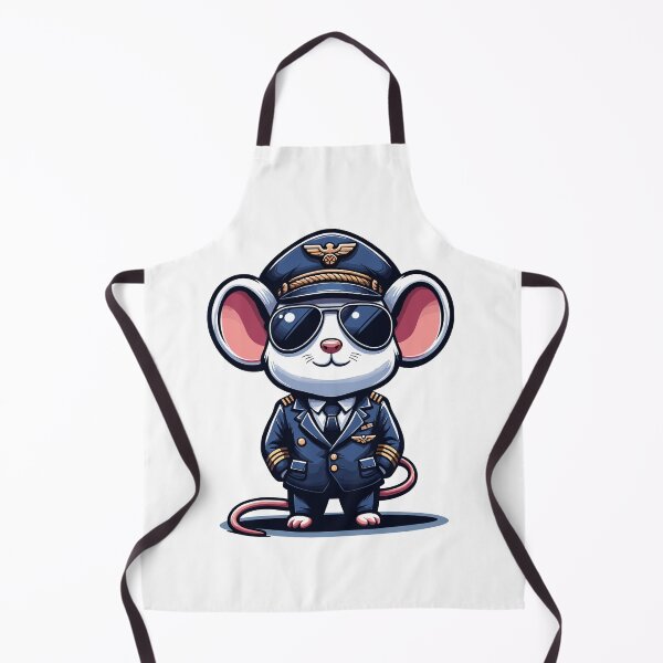 Item preview, Funny Mouse Pilot Gift Cute Aviation Lover Design designed and sold by CyfroweMysli.