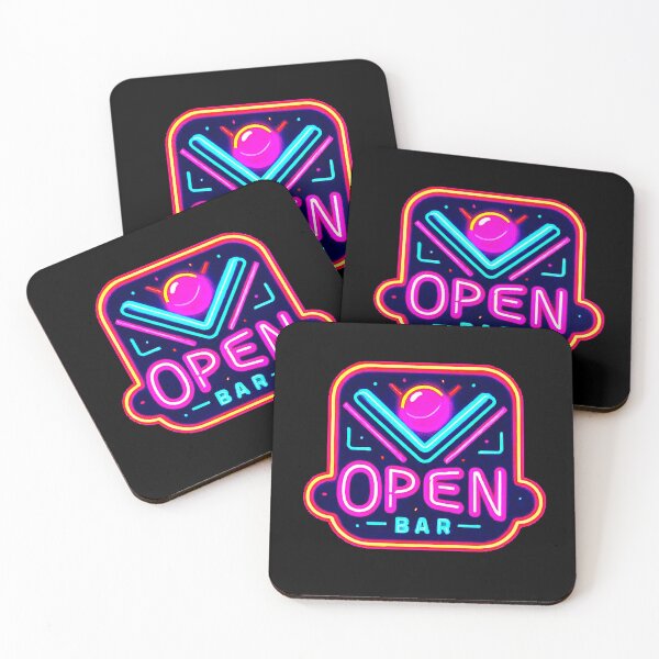 Item preview, Vintage Open Bar Neon. designed and sold by Giulivo Store Graphic.