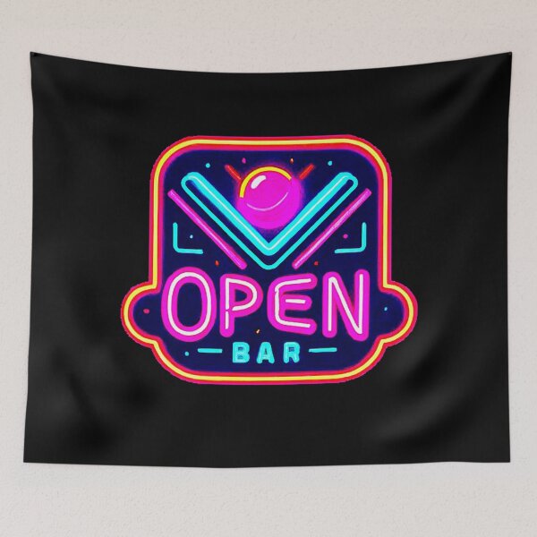 Item preview, Vintage Open Bar Neon. designed and sold by Giulivo Store Graphic.