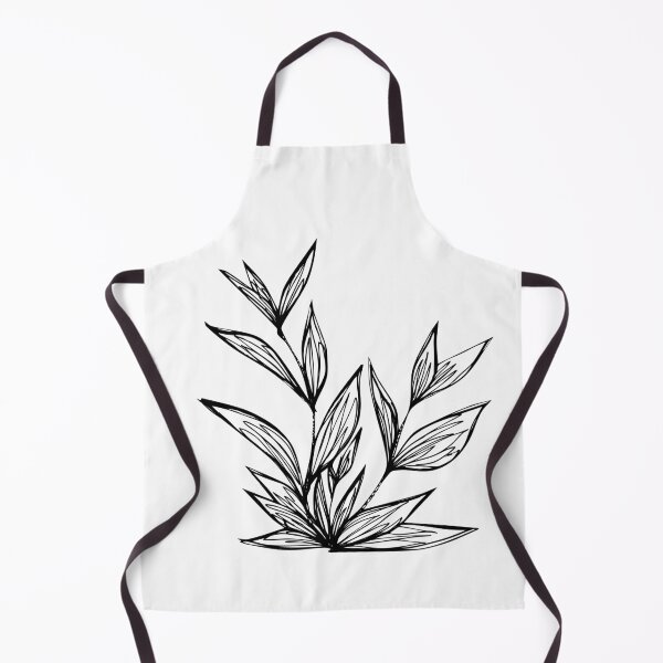 Item preview, Small Bush II, Line Drawing Minimalist Aesthetic Natural Design designed and sold by SWSandraWechner.