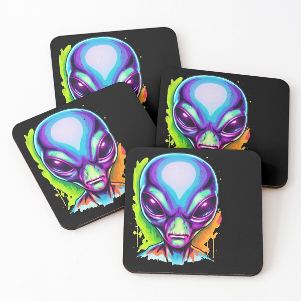 Item preview, NEON ALIEN HEAD designed and sold by mkgeiger.