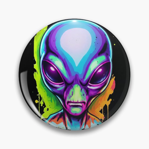 Item preview, NEON ALIEN HEAD designed and sold by mkgeiger.