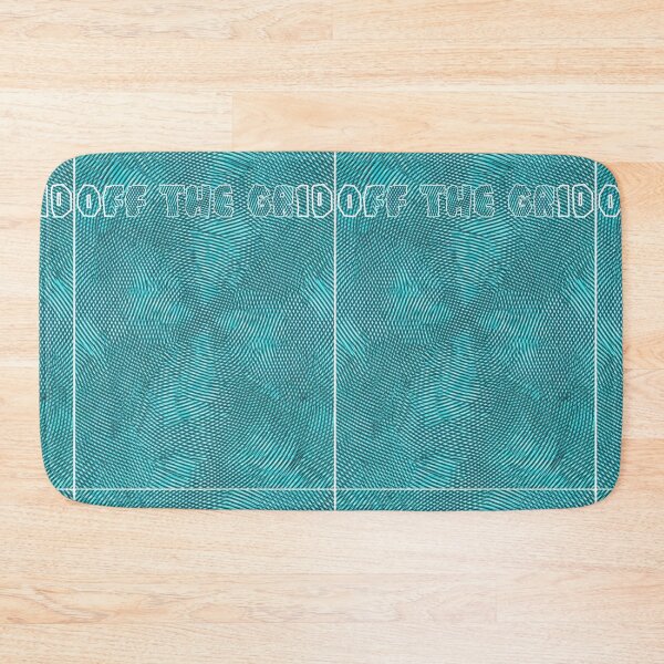 Item preview, Cyan Moiré Optical Illusion - Abstract 3D Wavy Grid designed and sold by SlavicKemp.