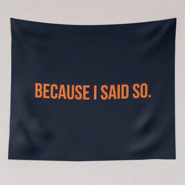Item preview, Because I Said So Hoodie designed and sold by PrintBLAIDE.