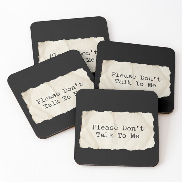 Item preview, Please Don't Talk to Me designed and sold by 989-.
