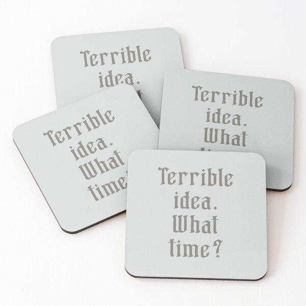 Item preview, Terrible idea. What time? designed and sold by witchlingart.