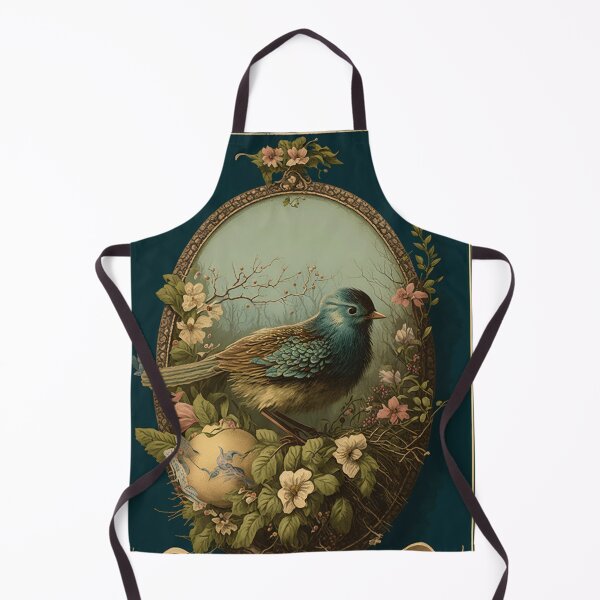 Item preview, Christos Anesti – Vintage Bird Nest Easter Greeting designed and sold by EmeraldeaArt.